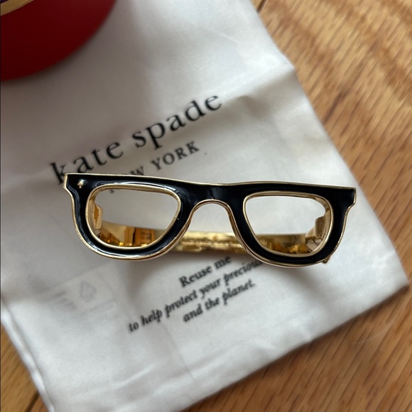 KATE SPADE Goreski Looking Glass enamel glasses hinge bracelet - Picture 11 of 16